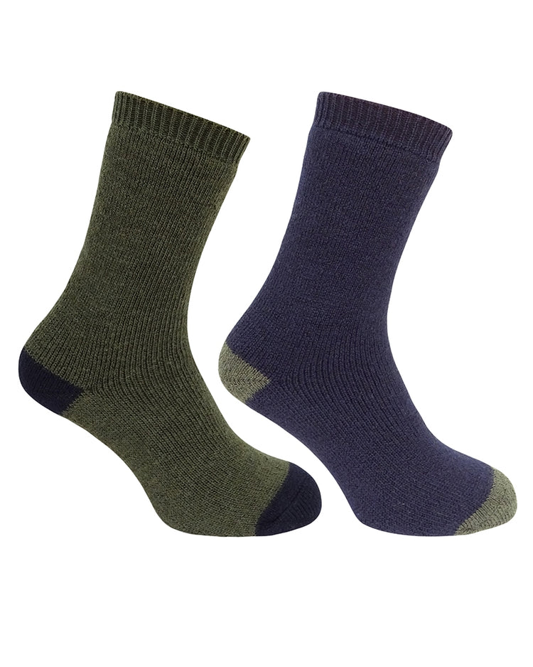 Hoggs Of Fife 1904 Country Short Sock (Twin Pack).