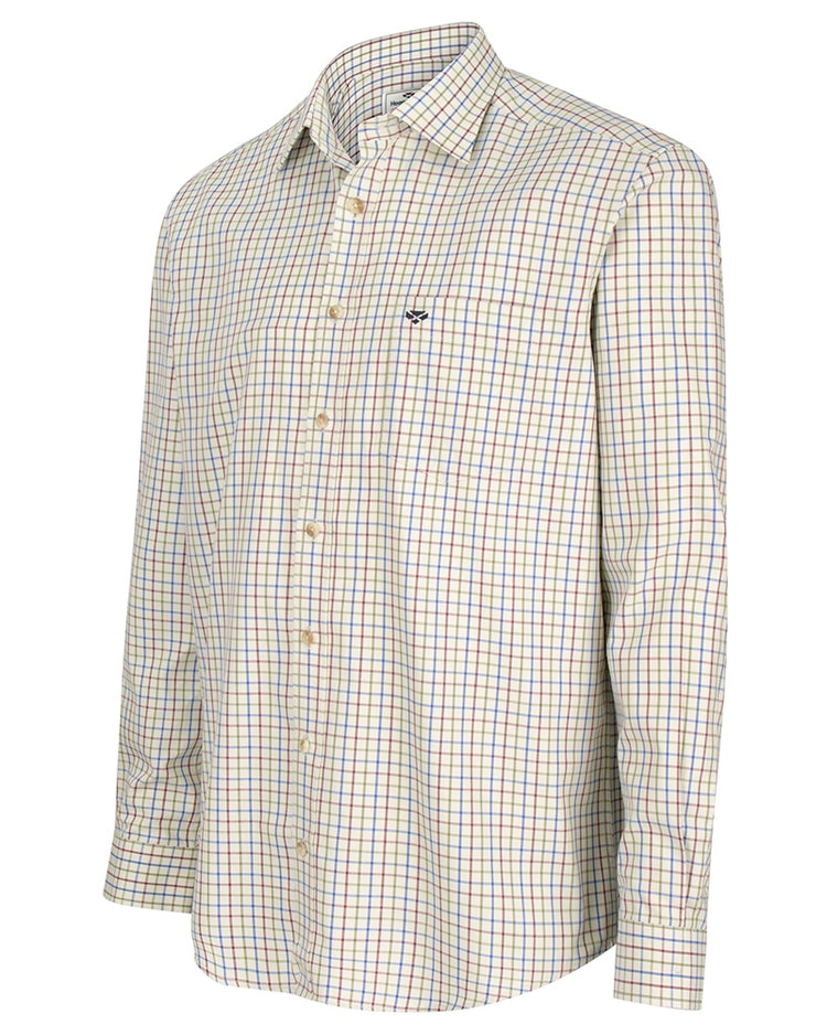 Hoggs of Fife Inverness Cotton Tattersall Shirt.