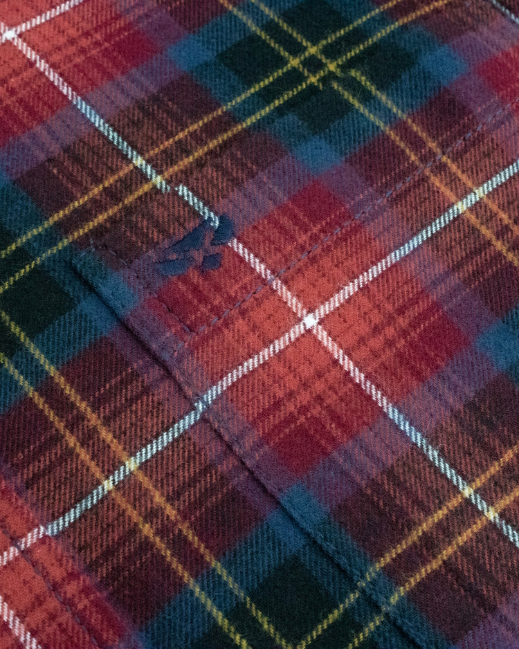 Hoggs Of Fife Pitmedden LS Flannel Check Shirt.