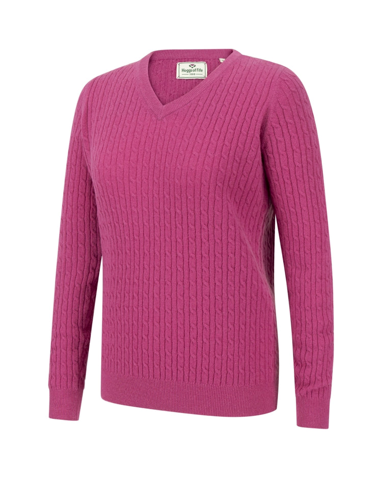 Lauder Ladies Cable Pullover