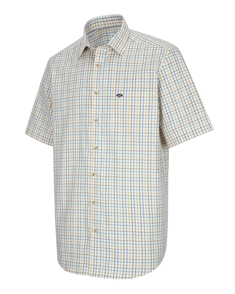 Hoggs of Fife Kessock short sleeve tattersall shirt