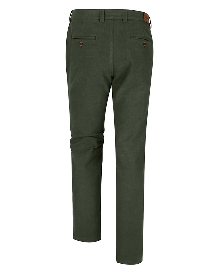 Hoggs of Fife Monarch ll  Moleskin Trousers-Dark Olive.