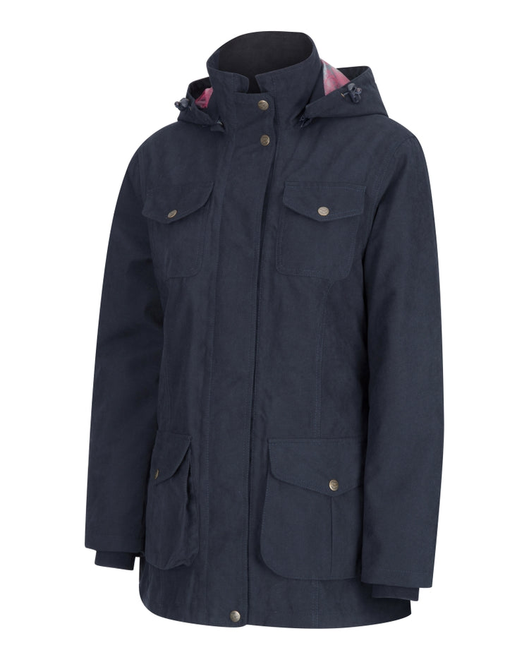 Struther Ladies Waterproof Field Coat ( with Hood ).