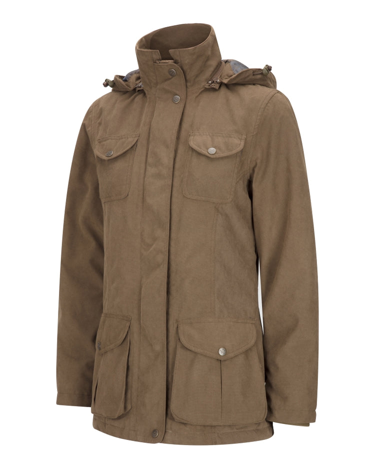 Struther Ladies Waterproof Field Coat ( with Hood ).