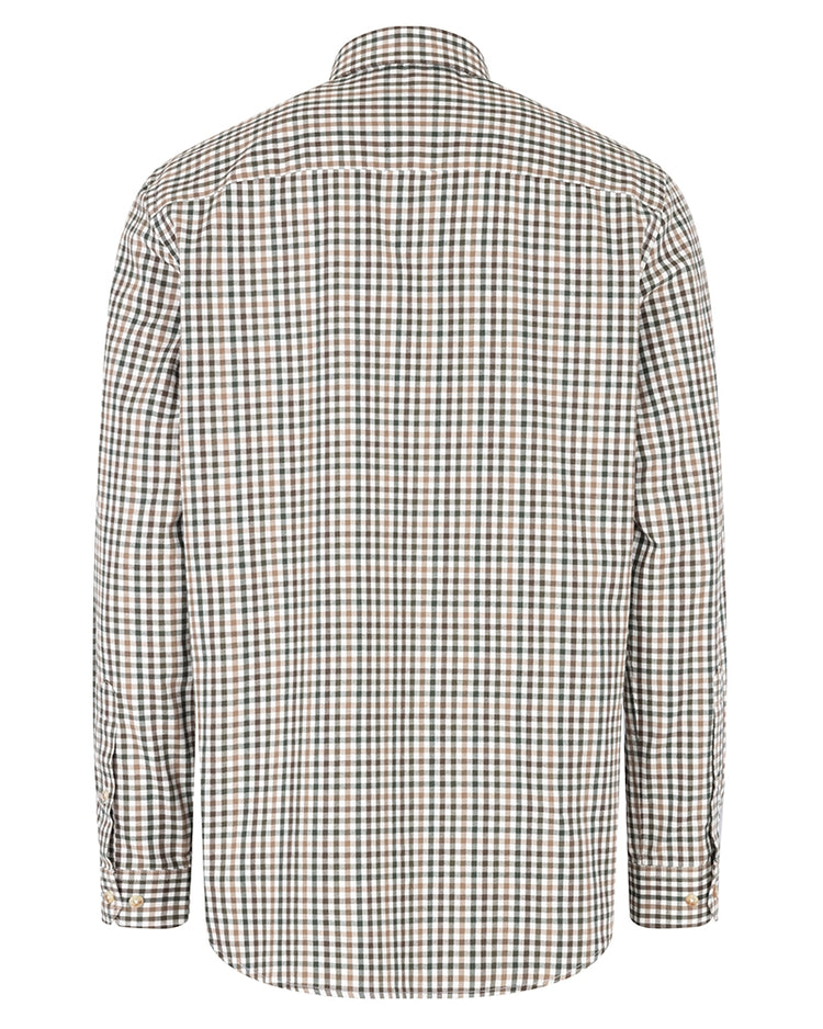 Hoggs Garvock Cotton Twill Herringbone Check Shirt