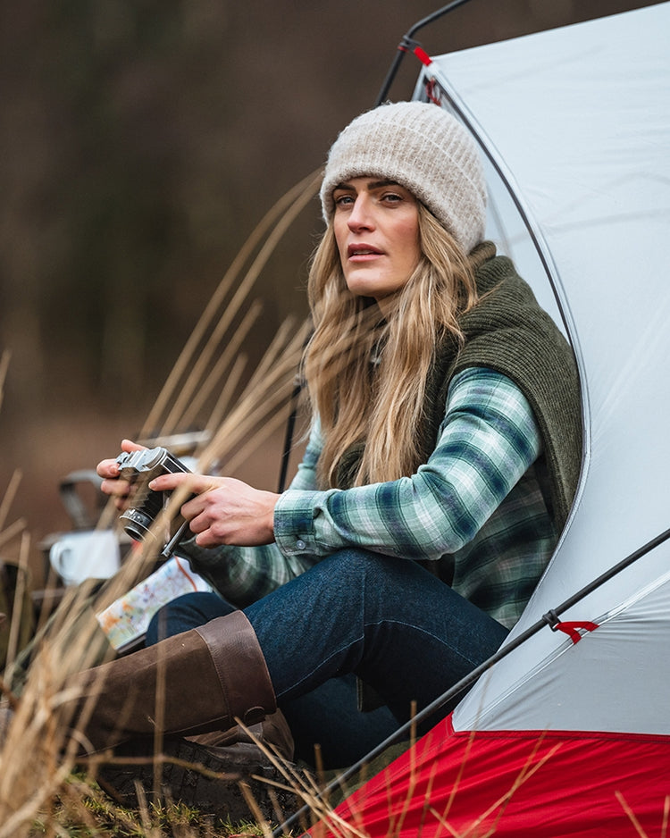 Hoggs Of Fife Isla Flannel Check Shirt.