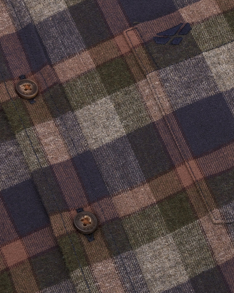 Hoggs Kirkwall Brushed Flannel Check Shirt.