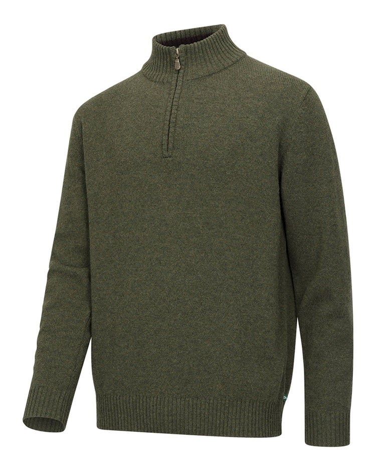 Hoggs of Fife Lothian ll  1/4 Zip Neck Pullover.