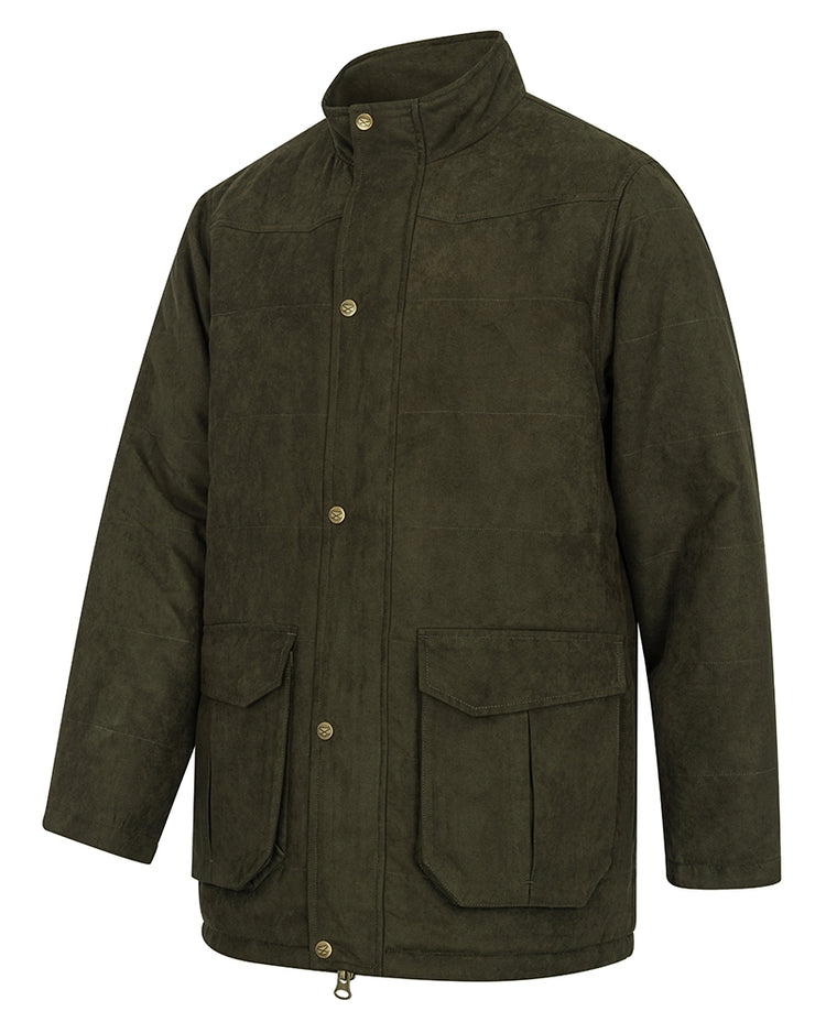 Hoggs Of Fife Glenbesk Quilted Jacket 'Loden'