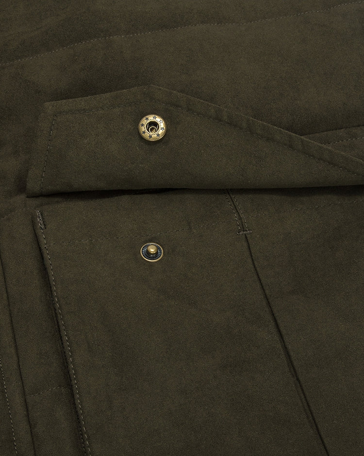 Hoggs Of Fife Glenbesk Quilted Jacket 'Loden'