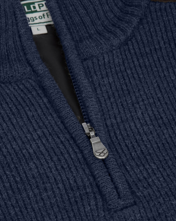 Hoggs of Fife Hebrides ll  Zip Neck Windproof Pullover.