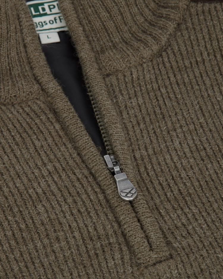 Hoggs of Fife Hebrides ll  Zip Neck Windproof Pullover.