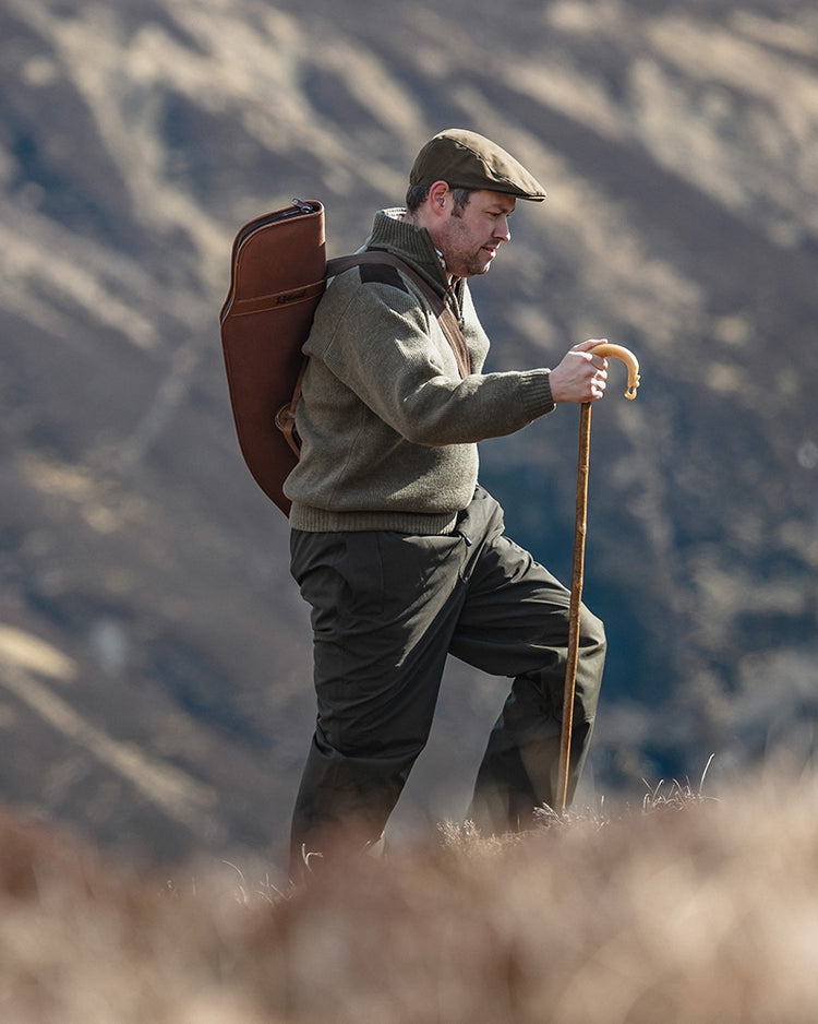 Hoggs of Fife Hebrides ll  Zip Neck Windproof Pullover.