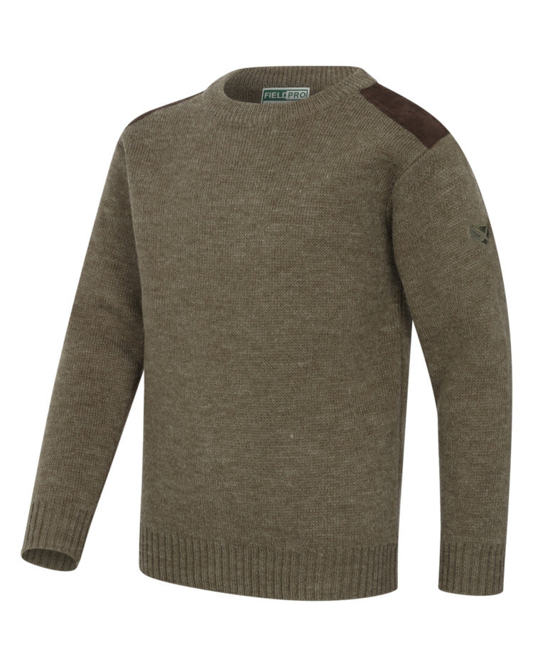 Hoggs of Fife Melrose ll Crew Hunting Pullover