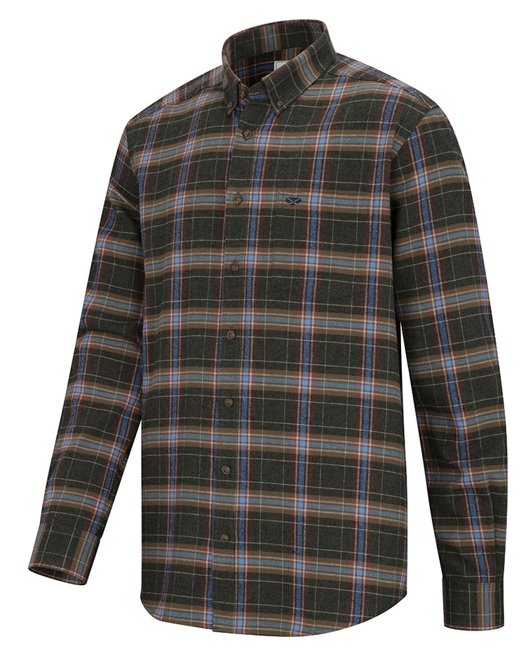 Hoggs of Fife Pitlessie Button Down Flannel Shirt.