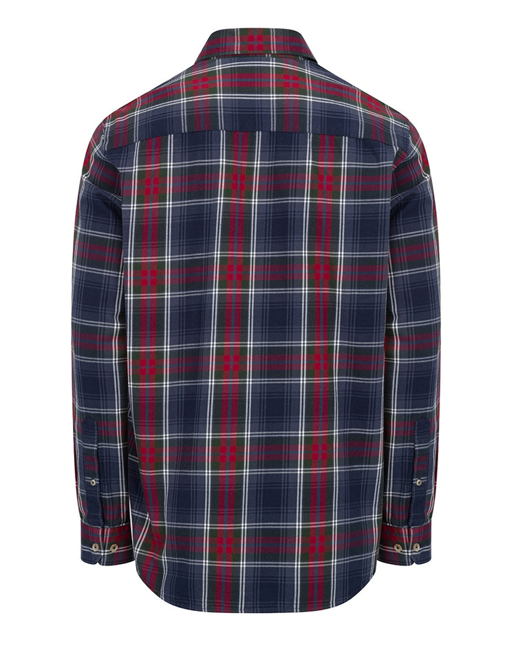 Hoggs Of Fife Taransay Plaid Twill Shirt.