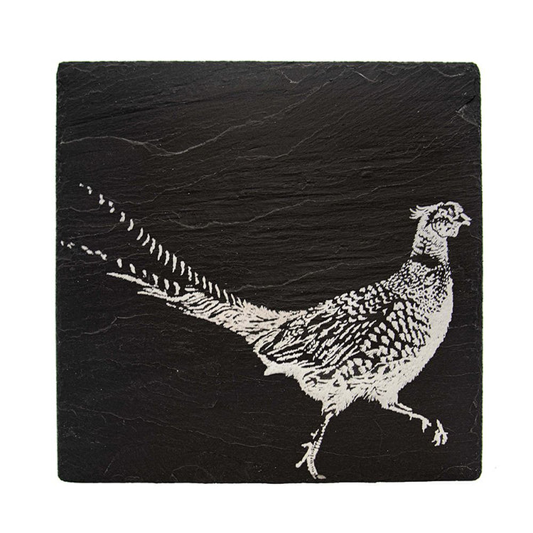 CLEARANCE - SLATE POT STAND - PHEASANT