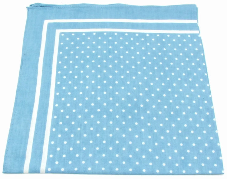 Spotted  Cotton Handkerchief - Various Colours