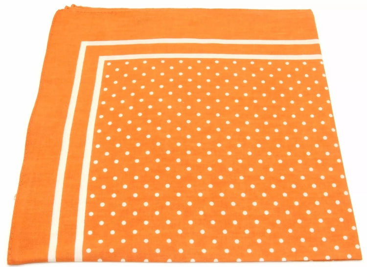 Spotted  Cotton Handkerchief - Various Colours