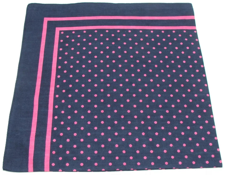 Spotted  Cotton Handkerchief - Various Colours