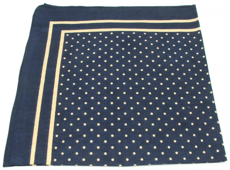 Spotted  Cotton Handkerchief - Various Colours