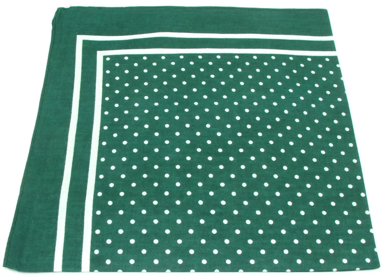 Spotted  Cotton Handkerchief - Various Colours