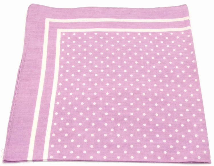 Spotted  Cotton Handkerchief - Various Colours