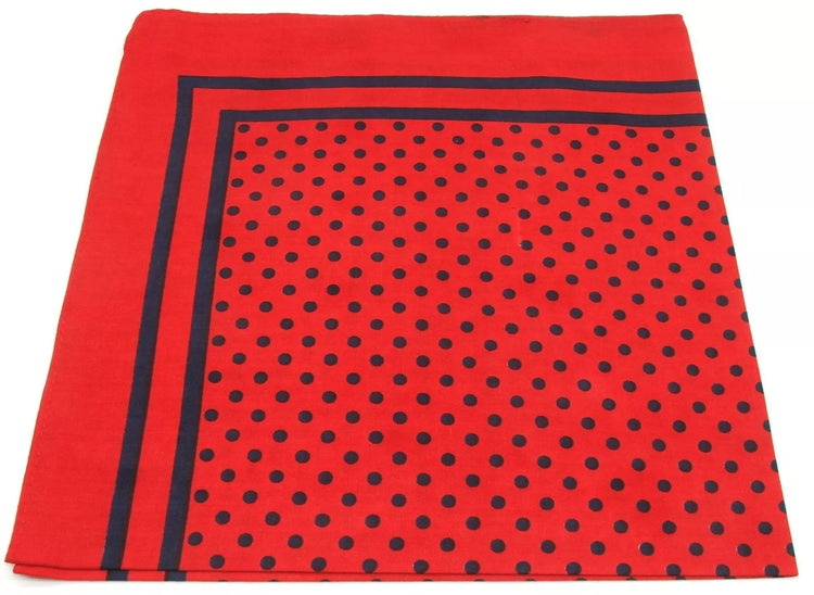 Spotted  Cotton Handkerchief - Various Colours