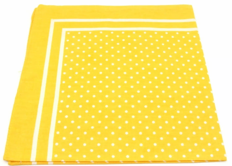 Spotted  Cotton Handkerchief - Various Colours